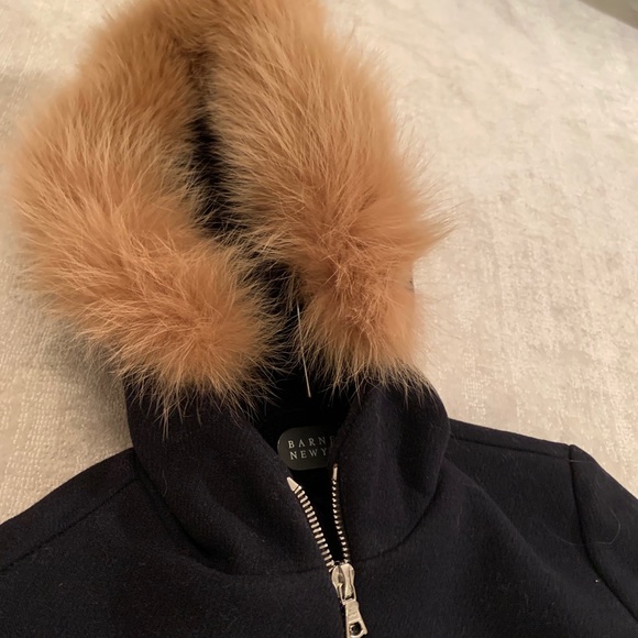 SANDRO COAT WITH FUR - Picture 2 of 4